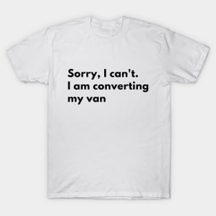 I am converting my van T-Shirt